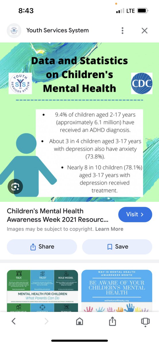 Today is Children’s Mental Health Awareness Day. Check out cdc.gov/childrensmenta…, childrensmentalhealthmatters.org or sesame.org/mentalhealth for resources. Our kids need us today & everyday! Mental health matters ❤️🙏🏻