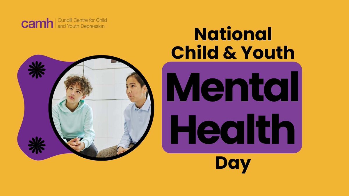Its National Child & Youth Mental Health Day! 🌟 Let's celebrate the power of youth engagement to positively support their mental health and wellbeing. @CAMHResearch To learn more about the Cundill Centre, visit our website below! 🔗:camh.ca/en/science-and…”