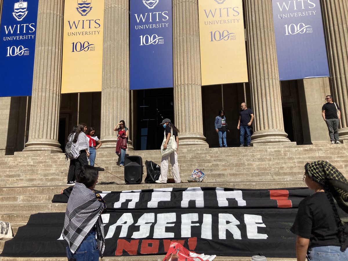 Wits students did good #witsforpalestine