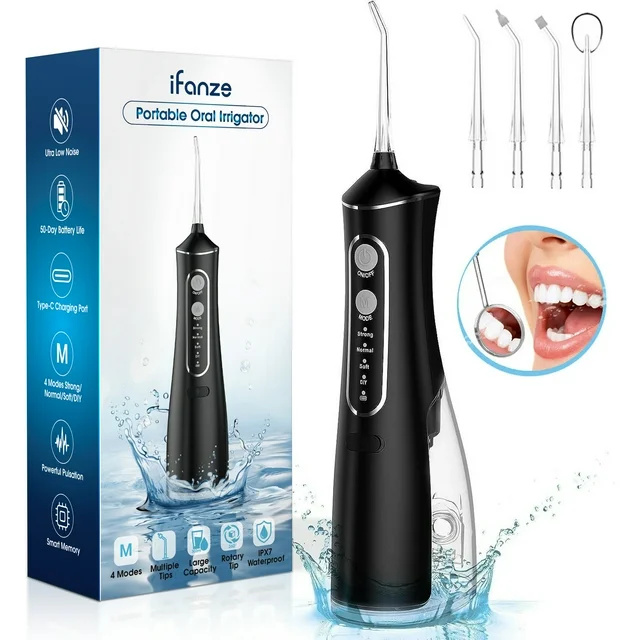 💙 Walmart: 💥Cordless Water Flosser for Teeth, Professional Dental Oral Irrigator 4 Modes with 300ml Water Tank
🛒urlgeni.us/walmart/UT8C9 
 Discounts  are subject to change or expire at any time (Ad)
(310715970)