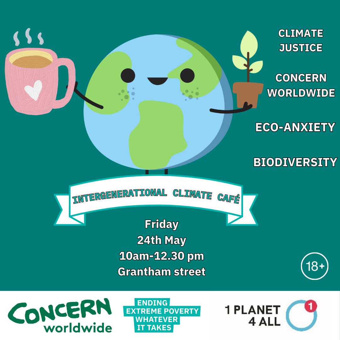 We are hosting an intergenerational climate cafe! 🌍☕️ The aim is to bring together people from all walks for life to discuss climate concerns collectively. Join us for tea, pastries and climate chat as we bring together people from all walks of life eventbrite.ie/e/intergenerat…