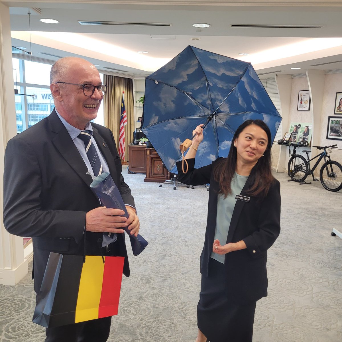 Peter Van Acker (@petervanacker2) on Twitter photo Breaking New Ground. BE, NL and DE team-up to host the FIFA Women's World Cup 2027. The joint bid was presented during a cheerful meeting to the MY Minister of Youth and Sports H. Yeoh. <a href="/FIFAWWC/">FIFA Women's World Cup</a> <a href="/BelgiumMFA/">🇧🇪 Belgium MFA</a> <a href="/MalaysiaMFA/">Wisma Putra</a> <a href="/NLinMalaysia/">NL in Malaysia</a> <a href="/GermanyDiplo/">GermanForeignOffice</a> #soccer #BreakingNewGround Breaking New Ground. BE, NL and DE team-up to host the FIFA Women's World Cup 2027. The joint bid was presented during a cheerful meeting to the MY Minister of Youth and Sports H. Yeoh. <a href="/FIFAWWC/">FIFA Women's World Cup</a> <a href="/BelgiumMFA/">🇧🇪 Belgium MFA</a> <a href="/MalaysiaMFA/">Wisma Putra</a> <a href="/NLinMalaysia/">NL in Malaysia</a> <a href="/GermanyDiplo/">GermanForeignOffice</a> #soccer #BreakingNewGround
