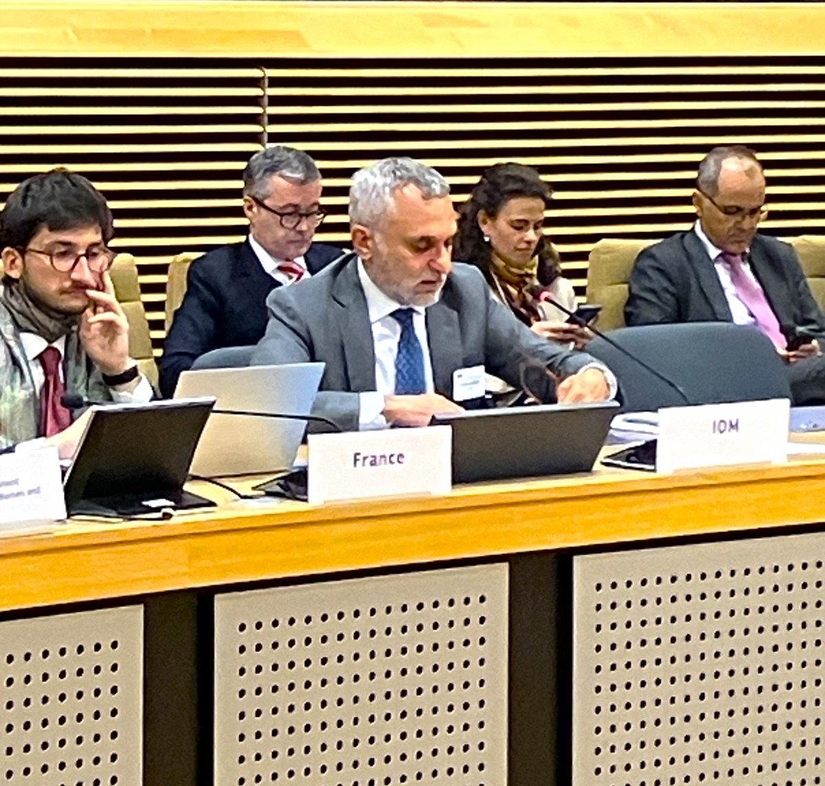 🔊IOM’s @fedsoda stressing the importance of increased access to and support for migrants in #Yemen at the 6th Senior Officials Meeting in Brussels today. “We urge partners not to forget about the dire situation of migrants and all those affected,” our Emergencies Director said.