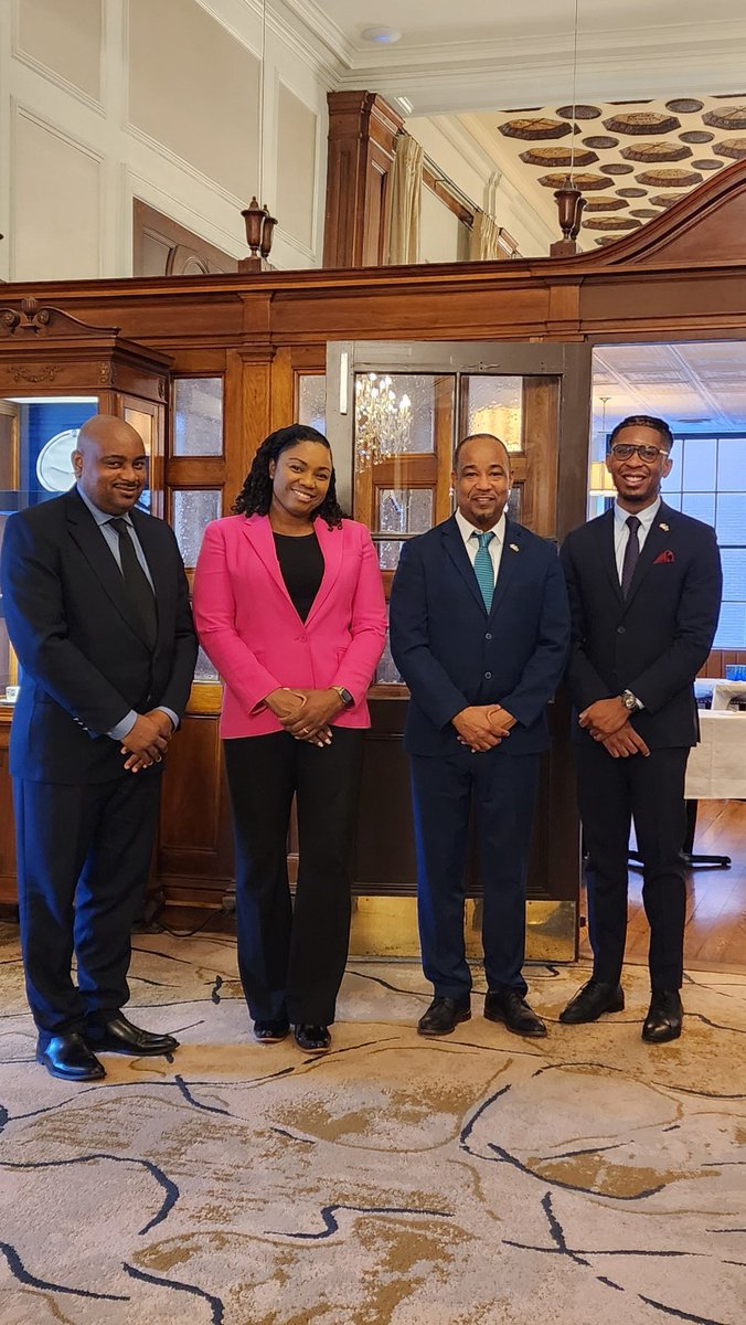 During this morning's breakfast meeting, High Commissioner Samuel Berridge and Associate Deputy Minister Nicole Morrison Johnson discussed ways to strengthen the relationship between #NovaScotia, and #StKitts and #Nevis.
#softdiplomacy #sharedhistory #culture #bilateralpartners