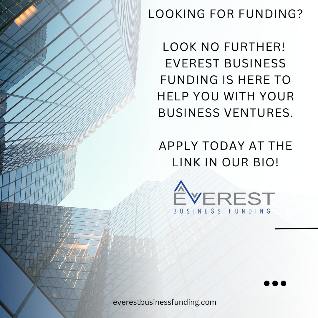 Maximize your revenue, amplify your success with Everest Business Funding! 🔓💼•
•
•
#revenuebasedfinance #businessfunding #workingcapital #smallbusiness #business