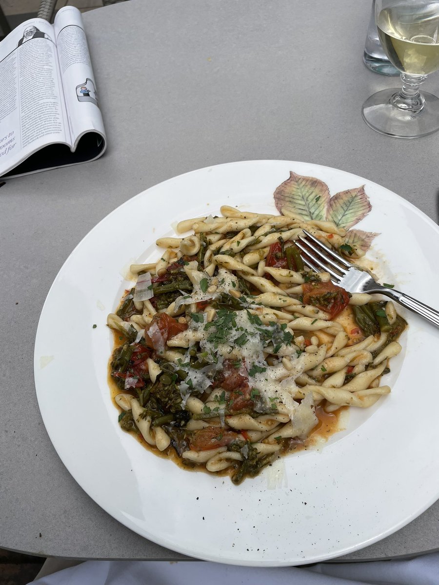 I am lunching on strozzapreti. It means ‘priest choker’ #challengeaccepted