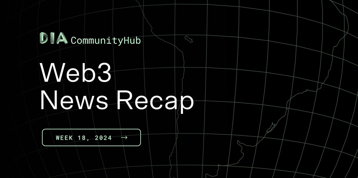 📰 Web3 News Recap | Week 18, 2024

Here's the weekly recap of the top news and analytics in Web3 and DAOs from the past week.

🧵1/7