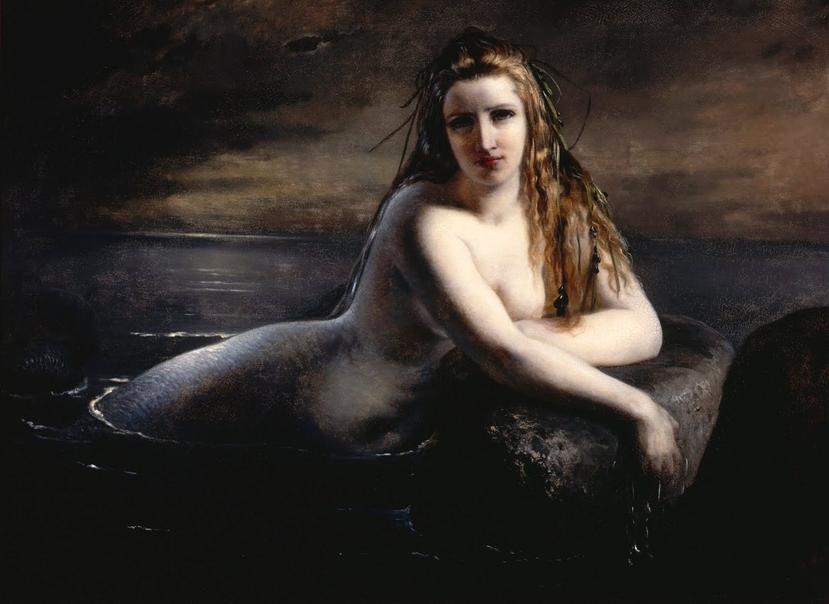 Rooksmoor_Manor's tweet image. Townspeople were relieved to find the so-called mermaid was but a statue built on Rooksmoor's shore of the Canal. Yet disquiet arose as word spread about it singing before floods.

🎨E. J. Baumann.
#FairyTaleFlash
#FairyTaleFriday
#DailySpookLore
#BookChatWeekly
#31DaysOfHaunting