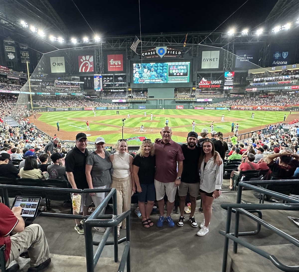 Always fun when the stars align & five coworkers meet up at a Diamondbacks game! ⚾
#bestagentprogram #freighttec #freightbrokerage #agentprogram #freightbroker