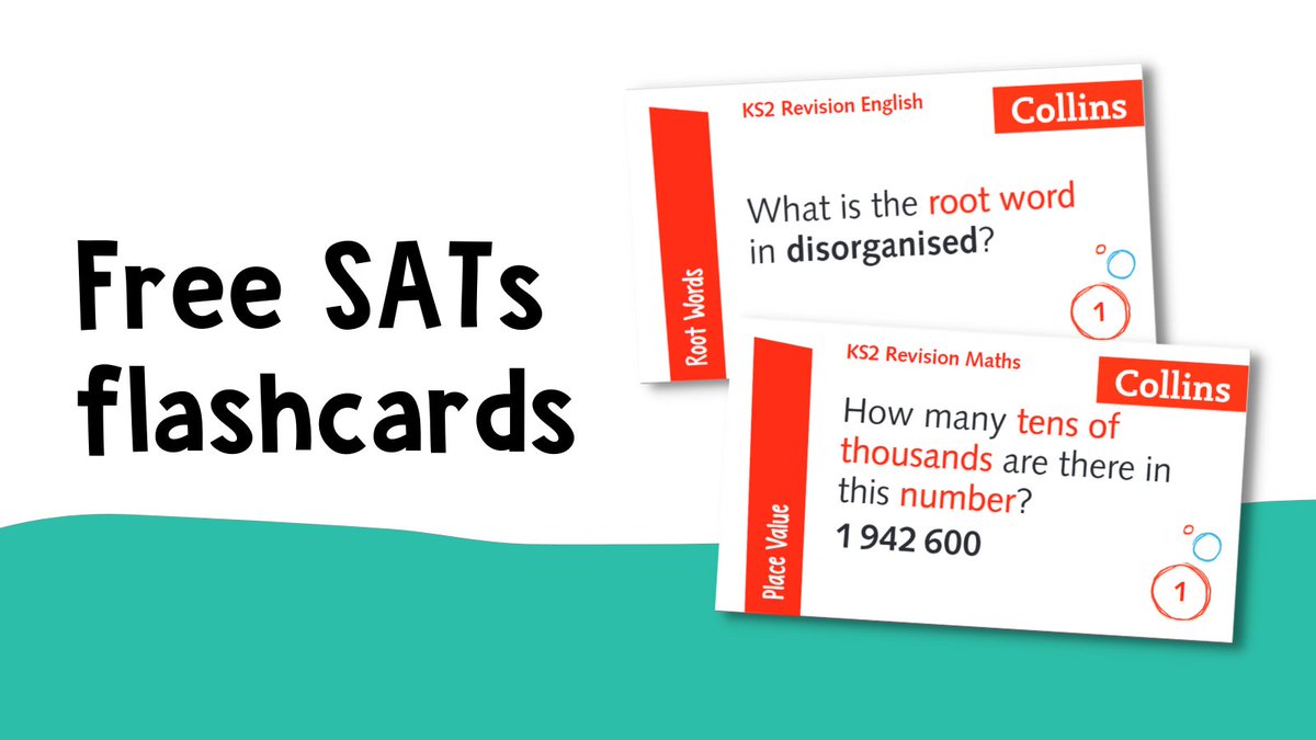 Are you looking for support with preparing your child for SATs? Discover our free flashcards and practice papers for maths and English: ow.ly/vqAv50Rsh3k