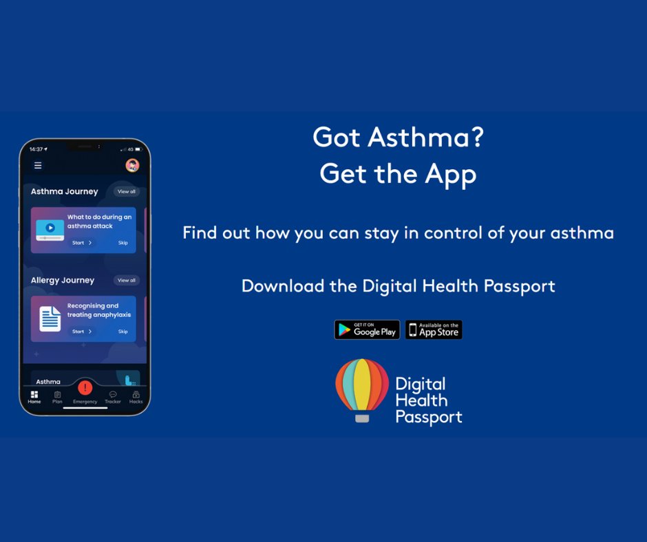 The Digital Health Passport is an app that helps you to stay in control of your asthma. If you or someone you care for has asthma, find out more about the benefits of the app here digitalhealthpassport.co #WorldAsthmaDay