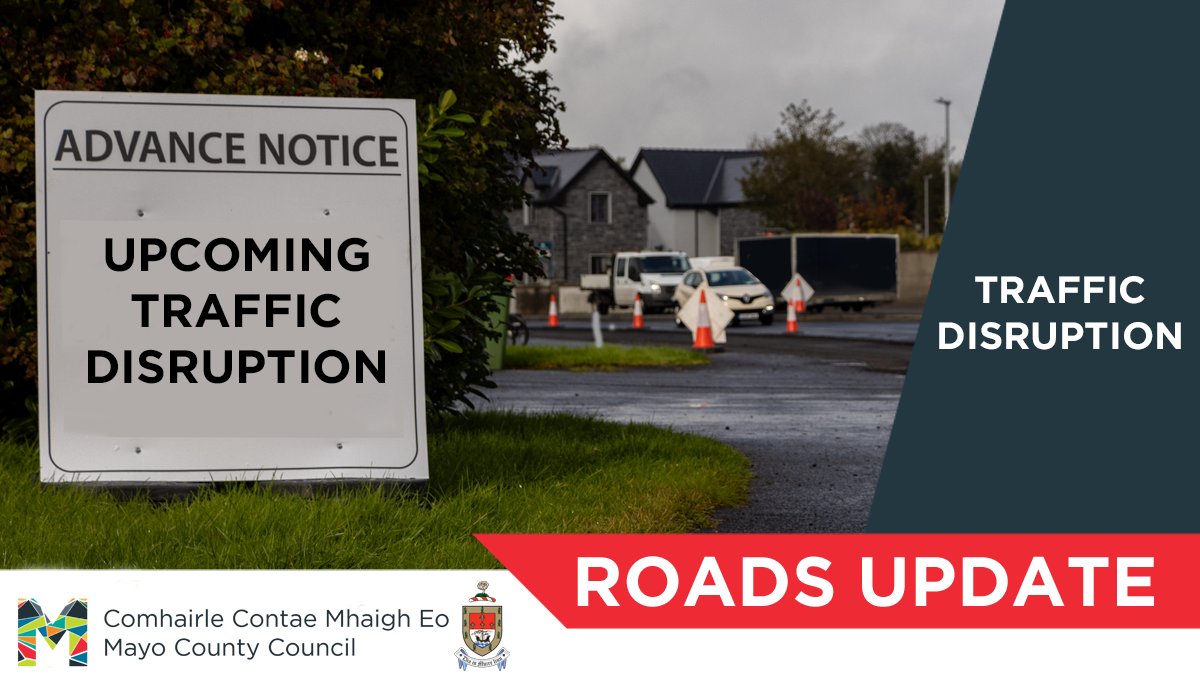 Notice is hereby given that it is the Decision of Mayo County Council to temporarily close the link road to the rear of the Octagon, Westport from 10am to 10pm on Saturday May 11th to facilitate Mayo Fleadh 2024 More: mayo.ie/news/NoD-Mayo-…