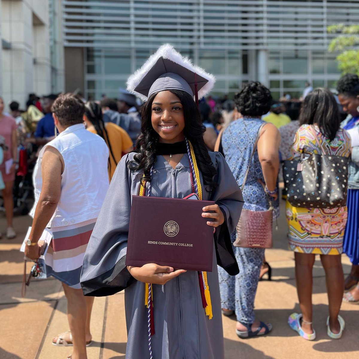 As we continue our focus on Graduation Week, there's nothing better than seeing the smiles on our @HindsCC graduates faces after they've received their diploma! #AllInForHinds #FinishLine