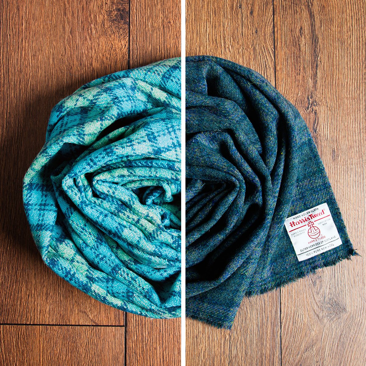 Light or dark?

Which one of these check Harris Tweed® shawls would you be more likely to throw on? 

#harristweed #ThisOrThat #light #dark #Check #artisanal #handmade #crafts #Weaving #traditional #shawl #sustainablefashion