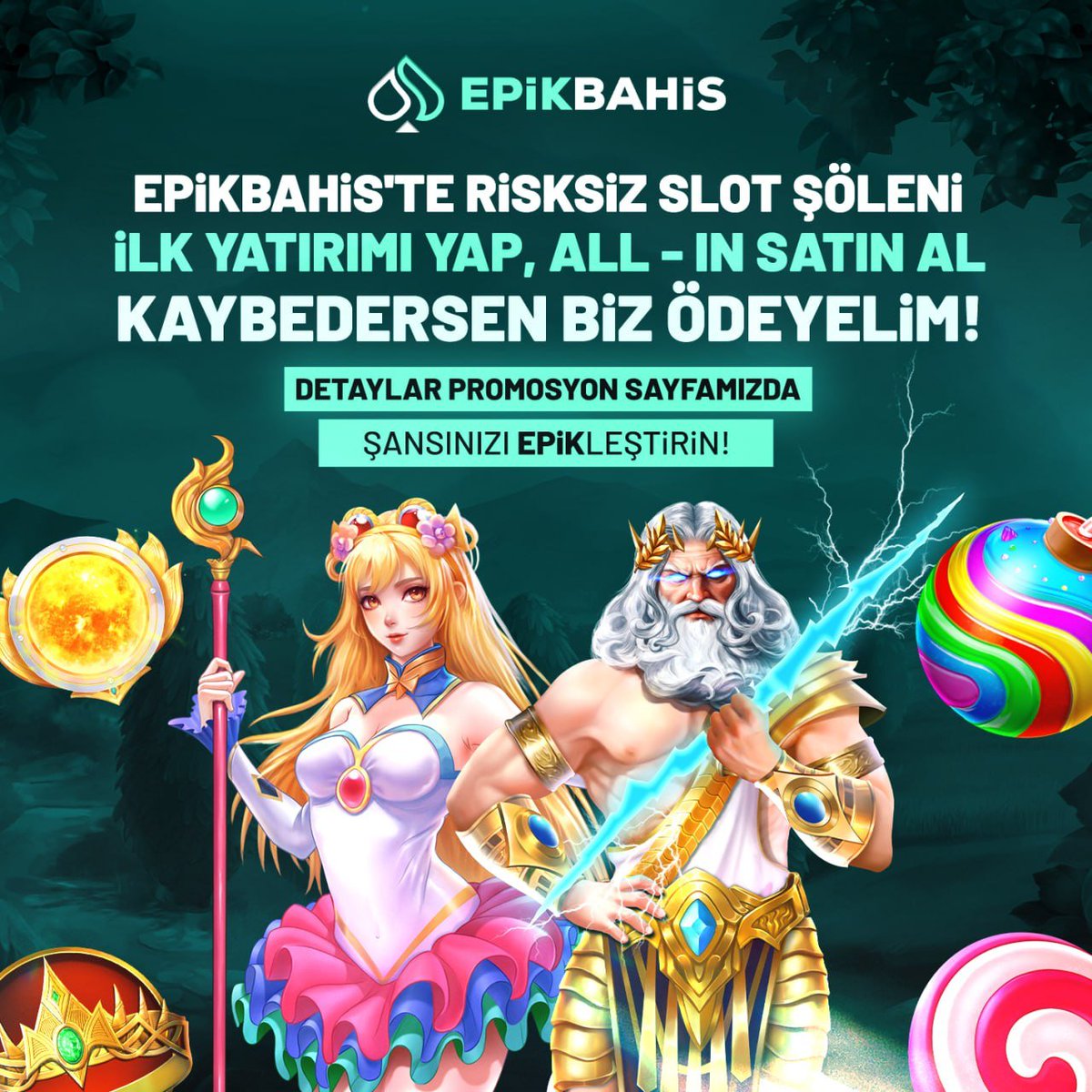 🎁EPİKBAHİS'TE RİSKSİZ SLOT BONUSU FIRSATI!

🤑 Epikbahis, en cesur oyuncular için sınırsız bir fırsat sunuyor!

 ⚡️  İlk yatırımını yap, Pragmatic Play, Hacksaw Gaming ve NoLimitCity sağlayıcılarında yatırım tutarın kadar bonus satın al

✖️ Satın alma miktarın kadar kazanamazsan