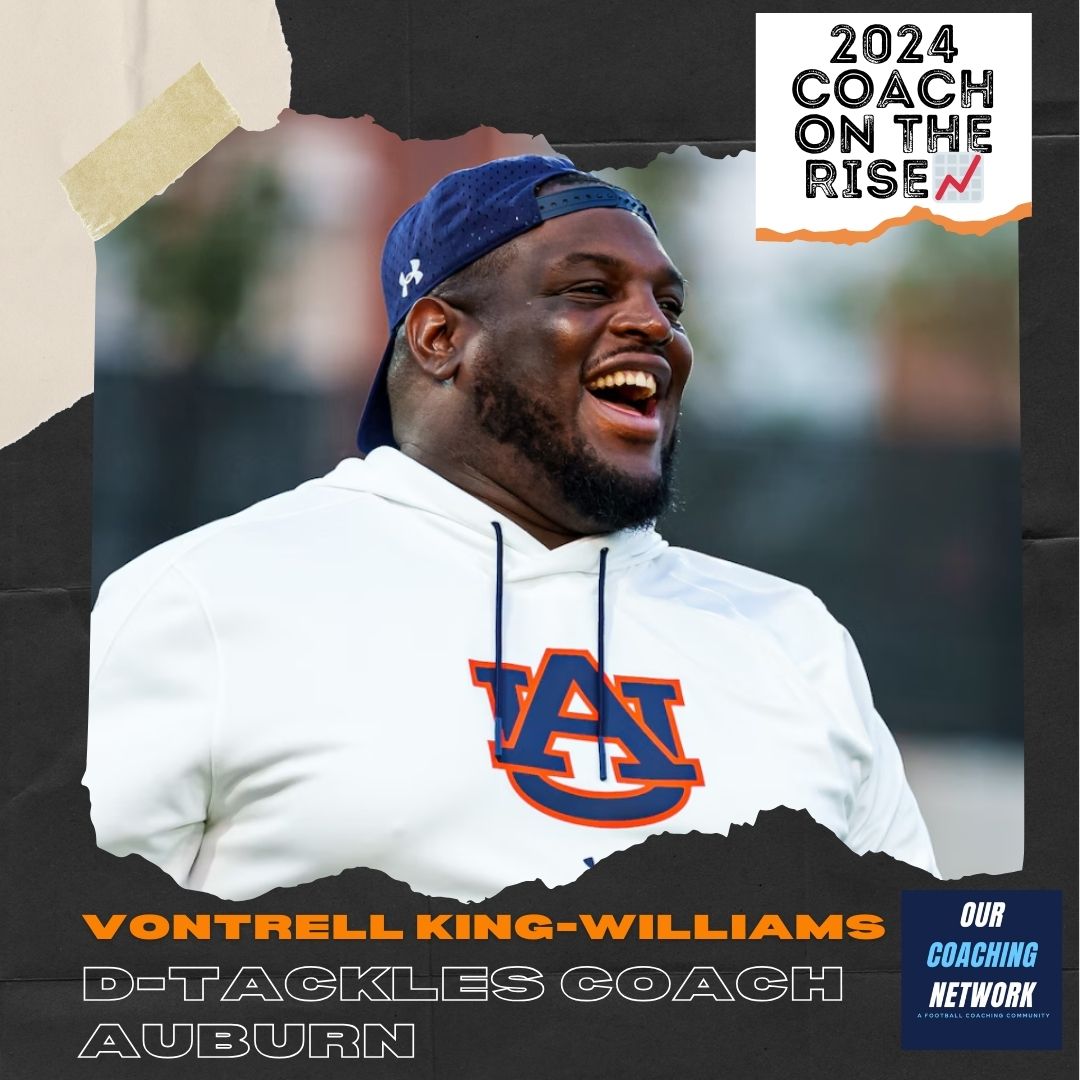 @GatorsFB @CoachGChatman 🏈P4 Coach on The Rise📈 @AuburnFootball Defensive Tackles Coach @CoachKingWill is one of the Top DL Coaches in CFB ✅ And he is a 2024 Our Coaching Network Top P4 Coach on the Rise📈 P4 Coach on The Rise🧵👇
