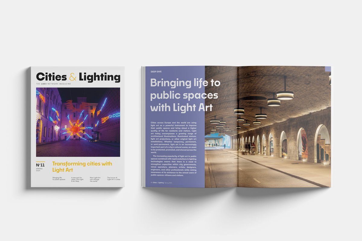 LUCI Association (@luciassociation) on Twitter photo 👉 Hot off the press! Get the latest edition of Cities & Lighting Magazine: lnkd.in/da95MVxW
Thanks to our contributors: #JamesDoeser and <a href="/MarcoBevolo/">Marco Bevolo</a>, PhD, Adj. Prof., and of course the LUCI Team
➡ Download it or order a print copy: lnkd.in/da95MVxW
#LUCInetwork 👉 Hot off the press! Get the latest edition of Cities & Lighting Magazine: lnkd.in/da95MVxW
Thanks to our contributors: #JamesDoeser and <a href="/MarcoBevolo/">Marco Bevolo</a>, PhD, Adj. Prof., and of course the LUCI Team
➡ Download it or order a print copy: lnkd.in/da95MVxW
#LUCInetwork