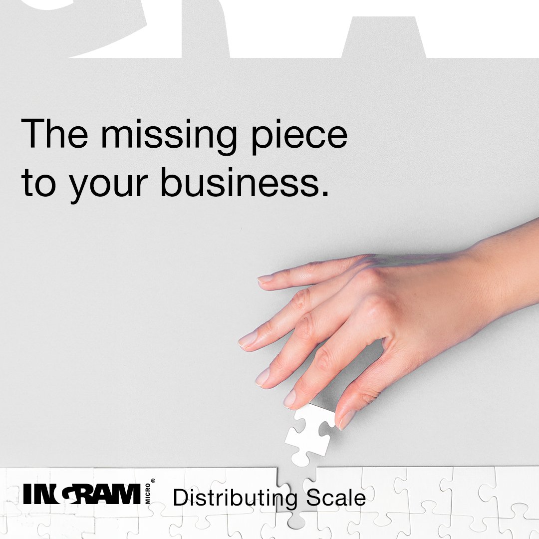 The missing piece to your business 🧩

Ingram Micro is distributing opportunity—we reach 90% of the world's population serving their technology needs: bit.ly/4cKdKsk

#IngramMicro #DistributingScale