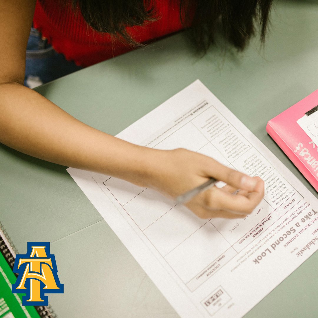 📚 Final exams are upon us, @ncatsuaggies! Time to show off that #AggiePride and crush those tests! 💪 Stay focused, stay determined, and remember, your hard work will pay off. Let's finish this semester on a high note! 🌟 #NCATFinals #FinishStrong #StudentSuccess