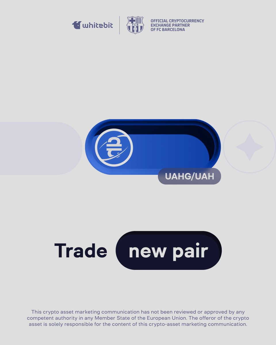 They are so much alike but have never been together until now! We got UAHg ($UAHG) paired with $UAH on our exchange! • $UAHG/ $UAH: whitebit.com/trade/UAHG-UAH… Get ready to trade!
