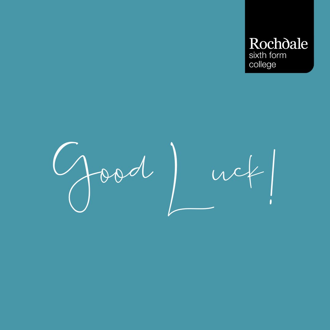 Good luck to all of our students and applicants who are starting their exams this week!