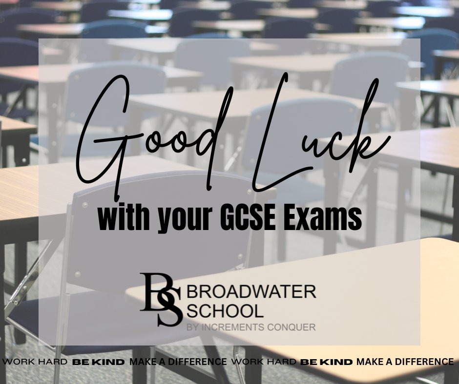 Broadwater School News (@broadwaternews) on Twitter photo Wishing all our Year 11 students the best of luck on their GCSE exams. May your exams showcase all the hard work and dedication you have shown. Take a deep breath, stay focused and believe in yourselves. You've got this! <a href="/greenshawTrust/">Greenshaw Learning Trust</a> #workhard #byincrementsconquer #gcses2024 Wishing all our Year 11 students the best of luck on their GCSE exams. May your exams showcase all the hard work and dedication you have shown. Take a deep breath, stay focused and believe in yourselves. You've got this! <a href="/greenshawTrust/">Greenshaw Learning Trust</a> #workhard #byincrementsconquer #gcses2024