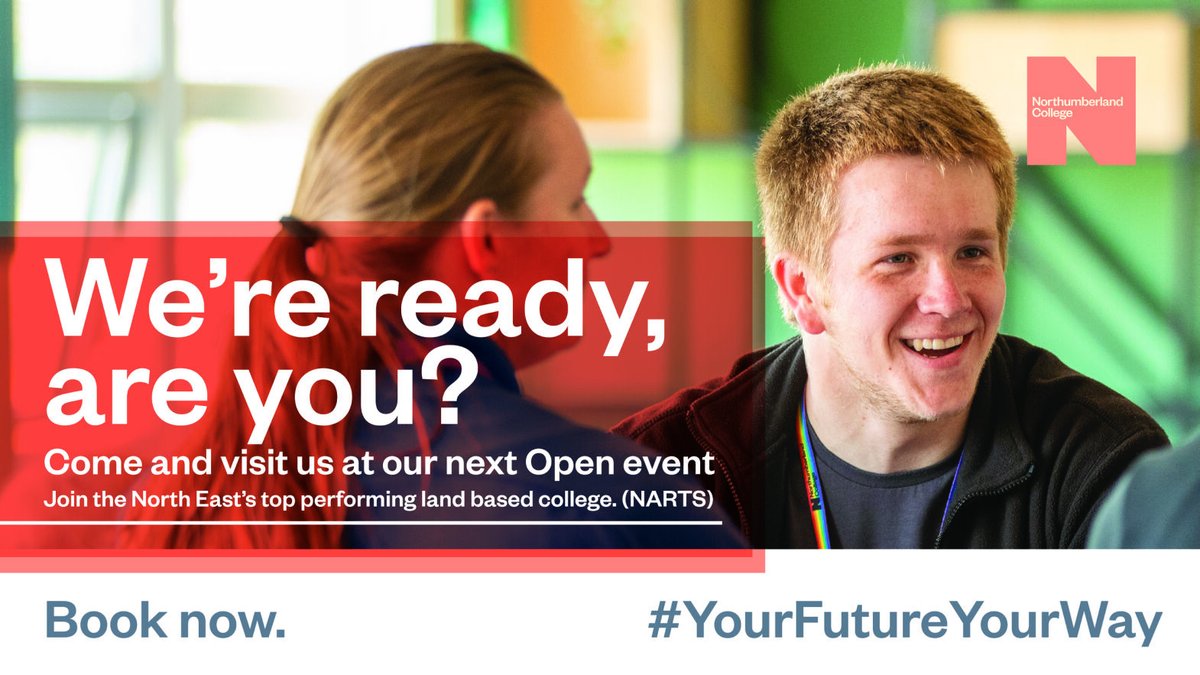 Don't miss our last open event until the new academic year! Thinking of joining us in September? Come along and speak to our experienced lecuters, tour our facilities and apply for a course today. 📍 Ashington Campus 🗓️ 7th May ⏰ 4:30pm Book now ➡️ orlo.uk/K3SDP