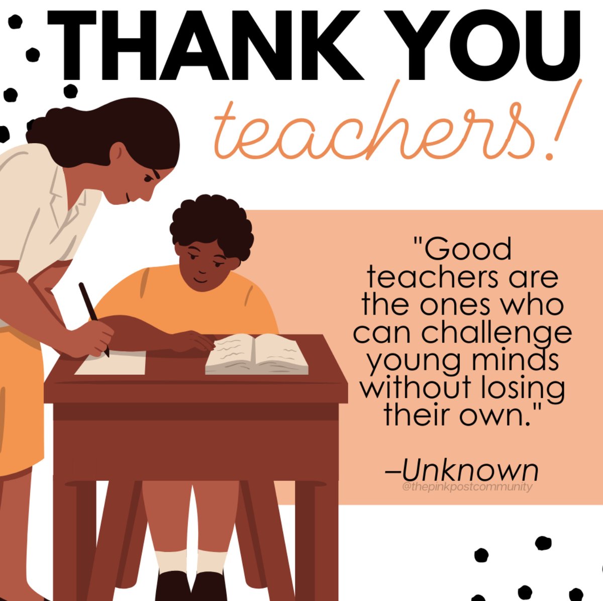 The art of teaching is the art of assisting discovery, and boy, do our teachers master it! 🍎 
If a teacher has guided your journey of discovery, 
let's show them some love in the comments!