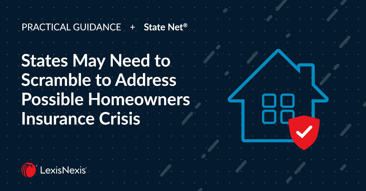 Is the US on the brink of a homeowners #insurance crisis? Will #ClimateChange render large parts of the US uninsurable? Dive into the causes and regulatory challenges of the looming crisis in this LexisNexis Practical Guidance/ @StateNet analysis: bit.ly/46brAiQ