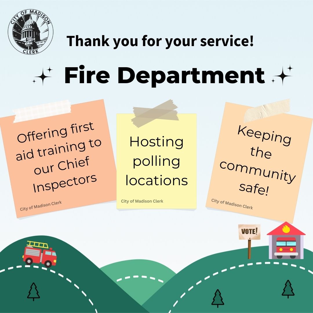 Shoutout to all the unsung heroes of public service who keep our communities running smoothly! From libraries to sanitation workers, you make the world go round. 🌟🚒 @madisonwifire #PublicServiceAppreciationWeek