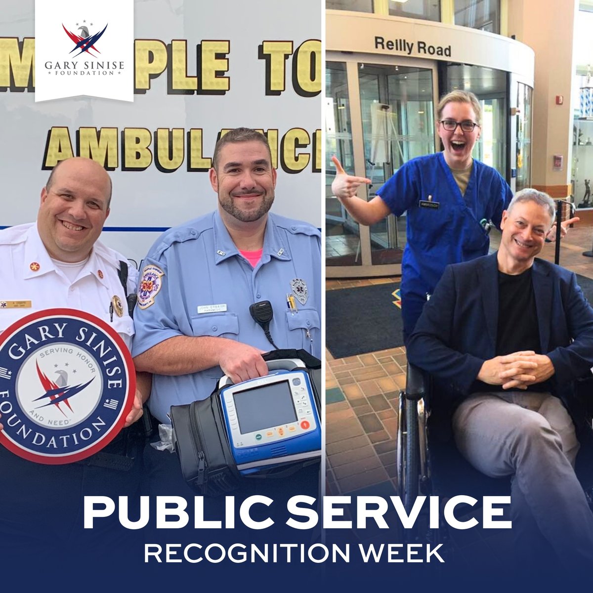 Today, please join us in sending love and appreciation to our nation's nurses and EMTs during #PublicServiceRecognitionWeek. Our nation's frontline healthcare workers are essential to the health and safety of our nation's citizens and are the very definition of the word 'hero'.