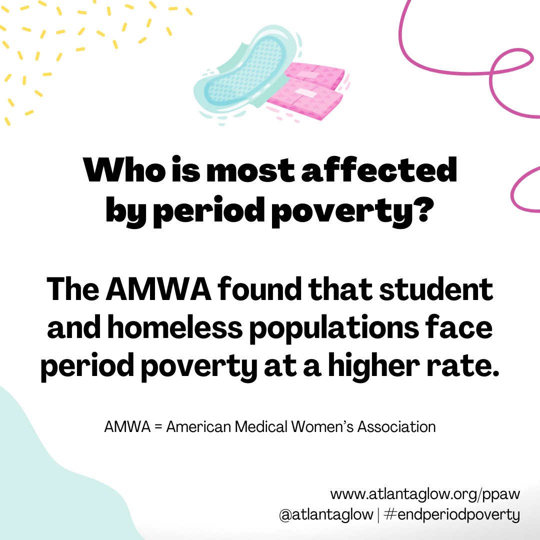 In preparation for #PeriodPovertyAwarenessWeek May 20-28, get to know the facts about #periodpoverty and how you can become an advocate for #menstrualequity. Follow along throughout the month of May to find out more about getting involved in this movement. #WomensHealthMonth