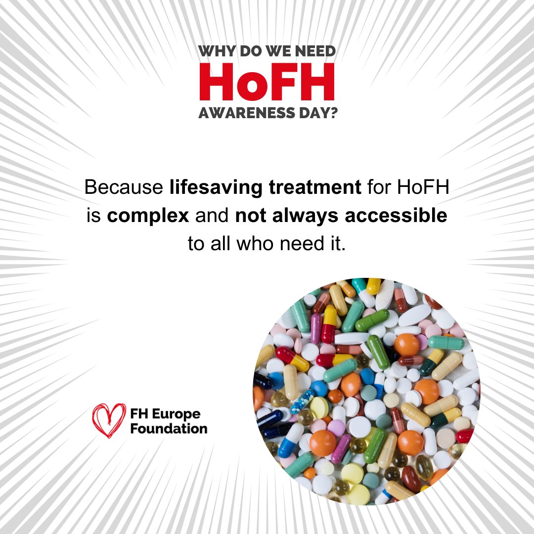 Managing  #HoFH requires a lifelong, multi-faceted treatment approach. Access to care and affordability remain global challenges. #Unite4HoFH #RareDisease 
#UseHeart to #KnowHoFH and #FindHoFH #Maythe4thbewithyou