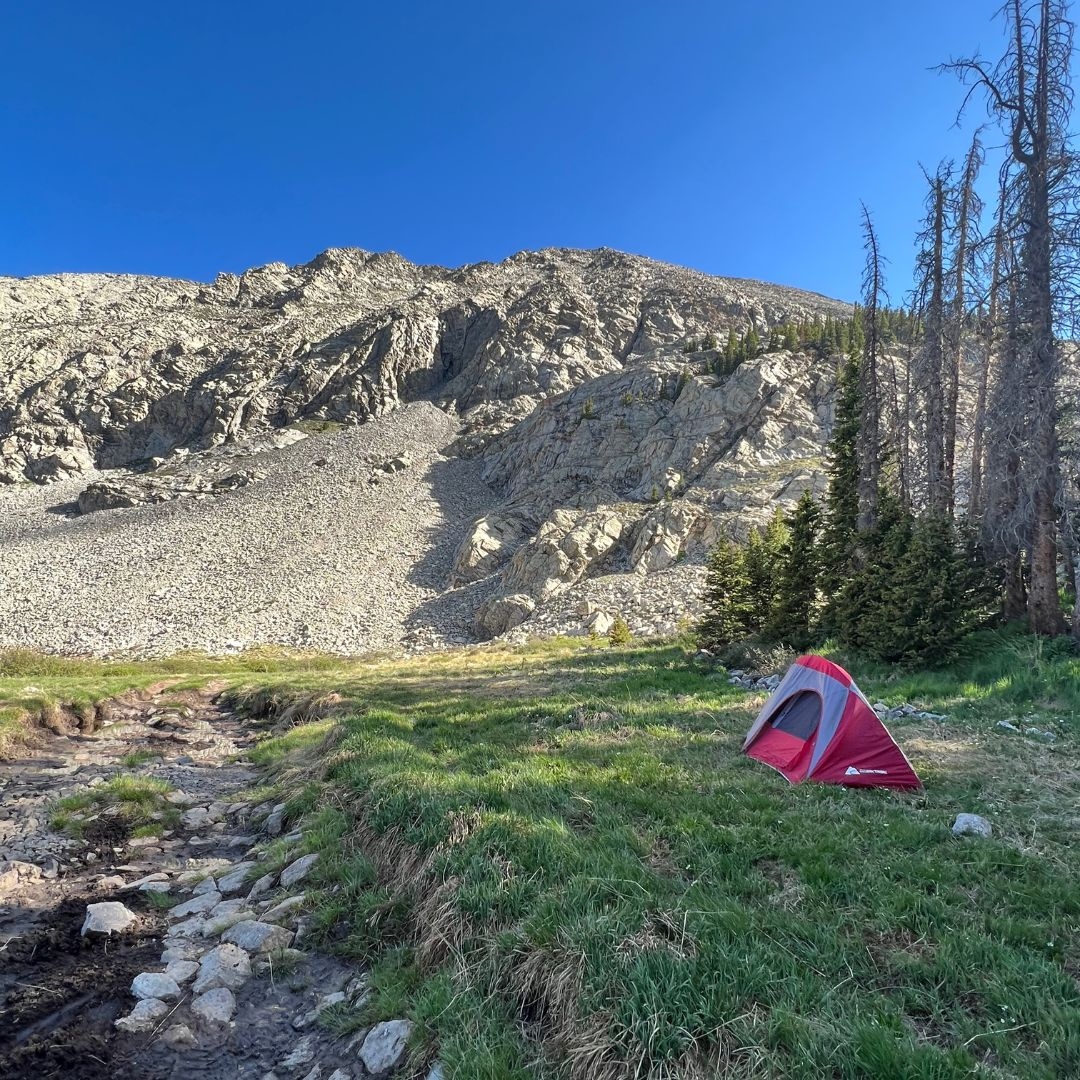 🏞️ Stumbled upon this makeshift campsite in an alpine meadow near Blanca Peak last summer.

Beauty isn't a backdrop for harm. Remember, camp 200 feet away from water sources and stick to established sites to protect our precious landscapes.

#LeaveNoTrace #EcoFriendlyCamping