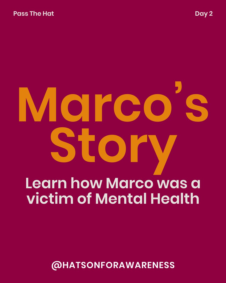 After Marco stopped eating, he spent 11 days in an Eating Disorders Clinic. But the treatment didn’t help. Anxiety can show itself in so many ways—but sometimes it’s invisible too. That’s why it’s so important to continue the conversation. #PassTheHat2024