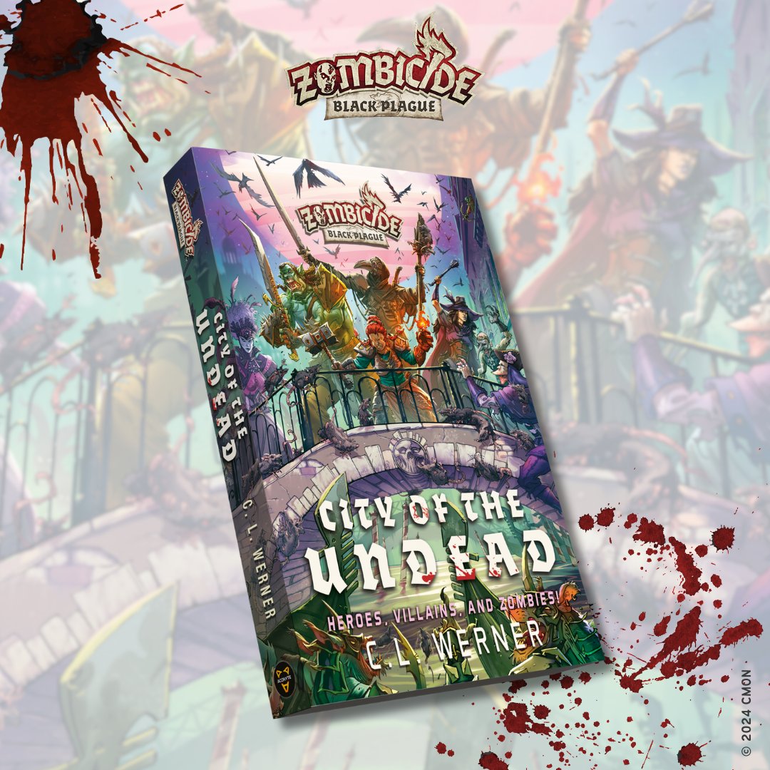 City of the Undead, a Zombicide Black Plague novel by C.L. Werner is now on sale! Join witch hunter Helchen as she is determined to save what is left of humanity as The Black Plague continues to send so many heroes to their grave... Buy it now! aconytebooks.com/shop/city-of-t…