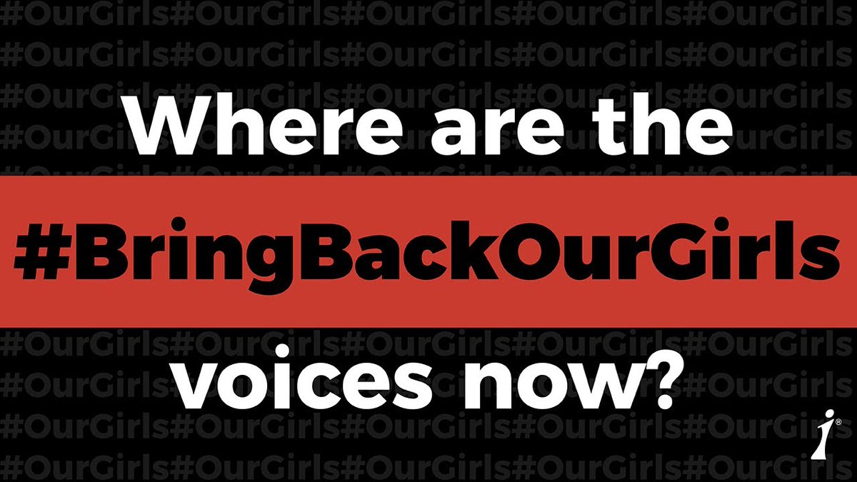 Where are the #BringBackOurGirls voices now? youtube.com/watch?v=c4Ossy…