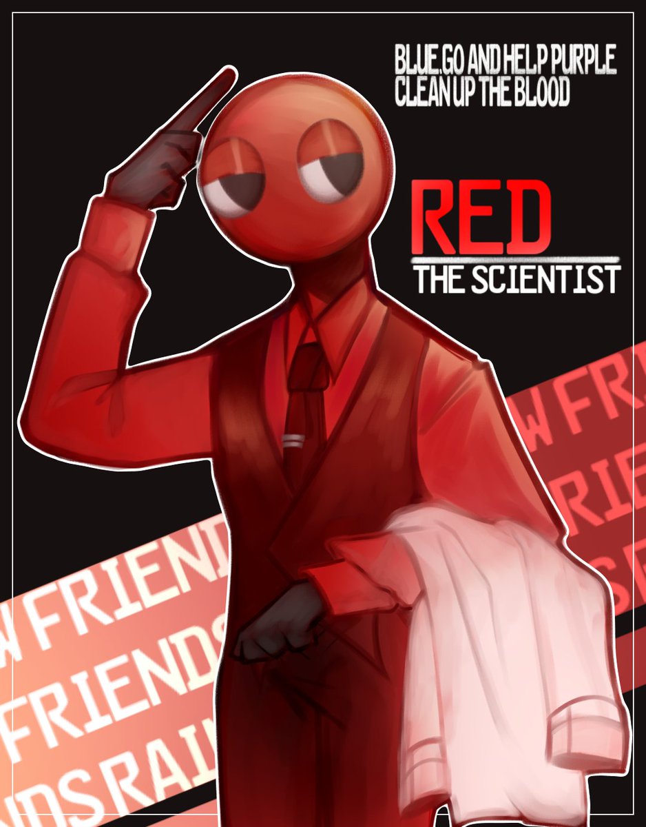 He's such a babygirl— (how the hell do I make friends on X???)
#rainbowfriends #red