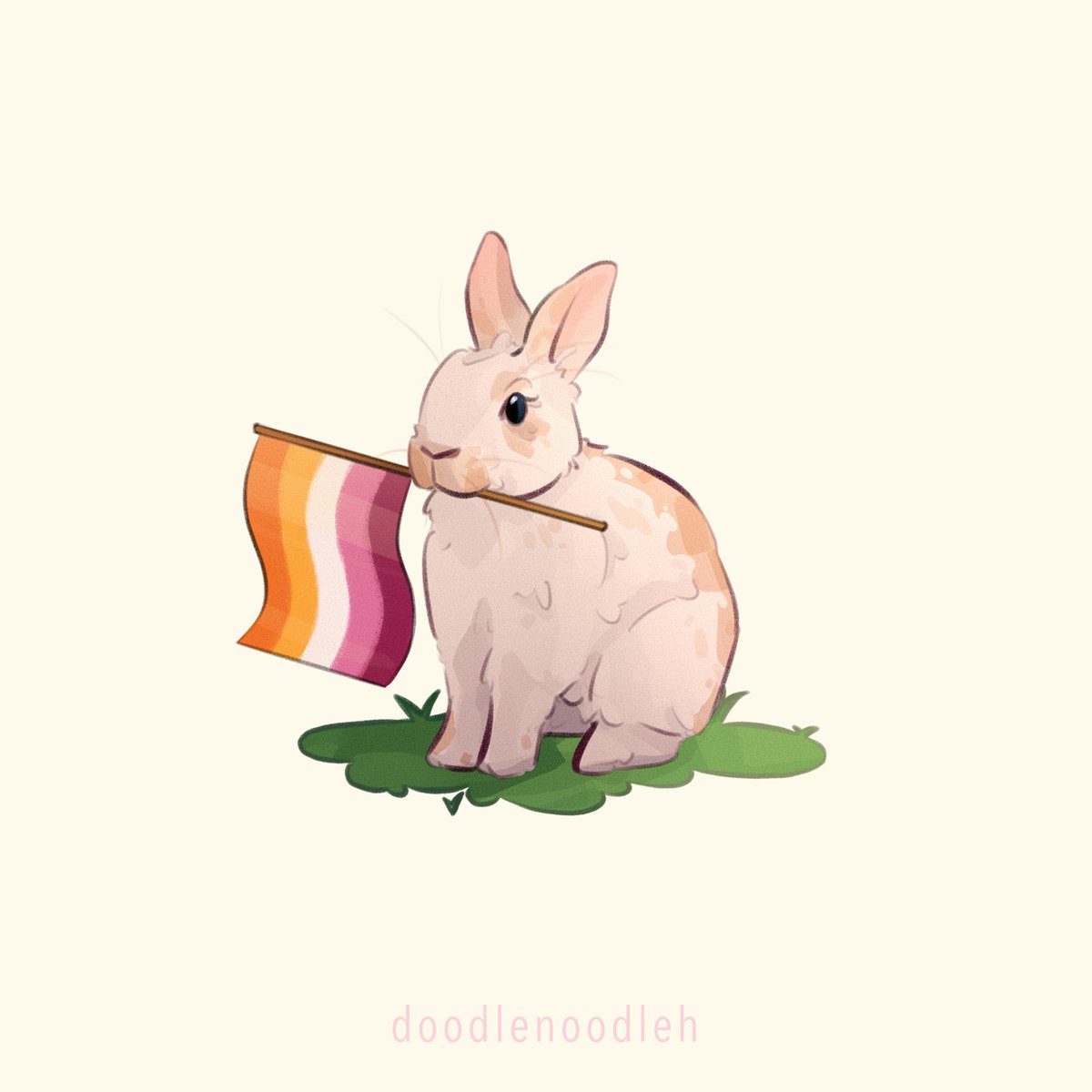 More pride bunnies hopping onto your timeline 🐇🐇