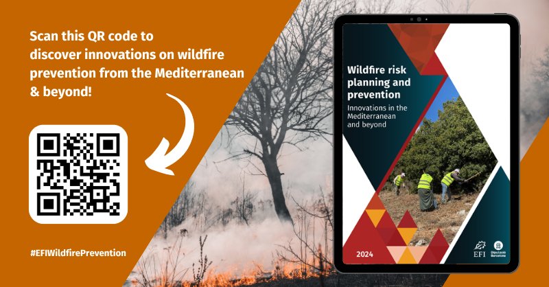 As the summer months approach, it is time to talk about #wildfires 🧯🔥🌲 Follow our #EFIWildfirePrevention campaign to learn about #WildfireRisk and #WildfirePrevention, starting with this collection of #innovations from the #Mediterranean! 👉 doi.org/10.36333/rs8en