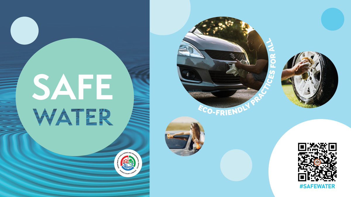 Want to keep soapy runoff out of our streams?

Opt for eco-friendly car wash practices: use waterless methods, use a commercial carwash, wash on grass to enhance soil absorption, or choose biodegradable, pH-neutral, phosphate-free products.

Protect our waters! 🌍💧 #SafeWater