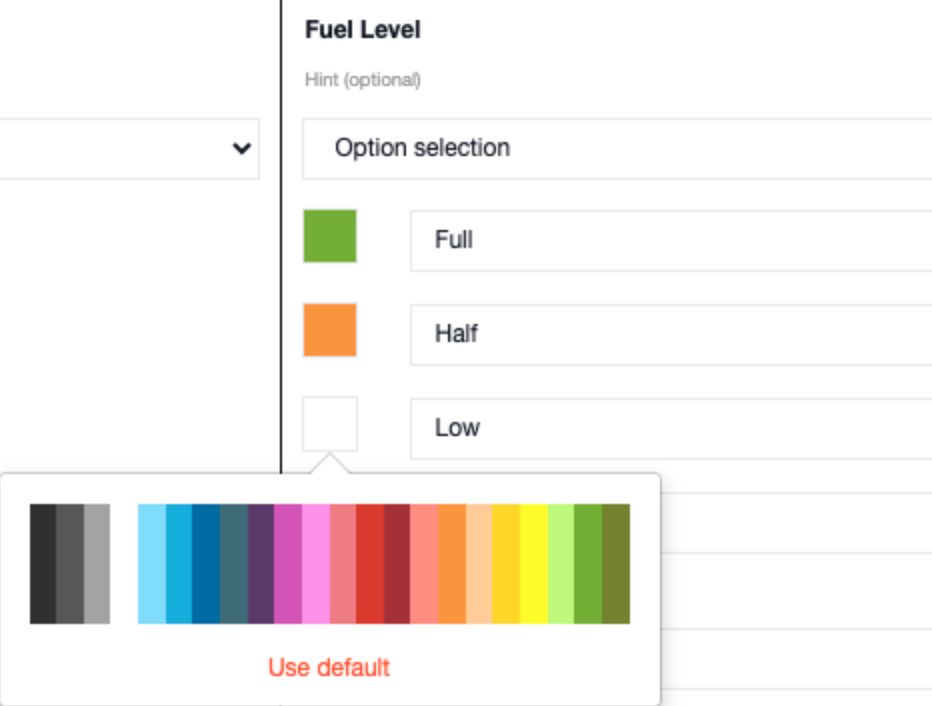 In case you missed it! Dropdown fields in Operations Center recently got a vibrant upgrade 🎨

You can now set each option on an option selection field to have a color, we've also added lots more colors choices thanks to popular demand! 

updates.d4h.com/en/dropdown-fi…
