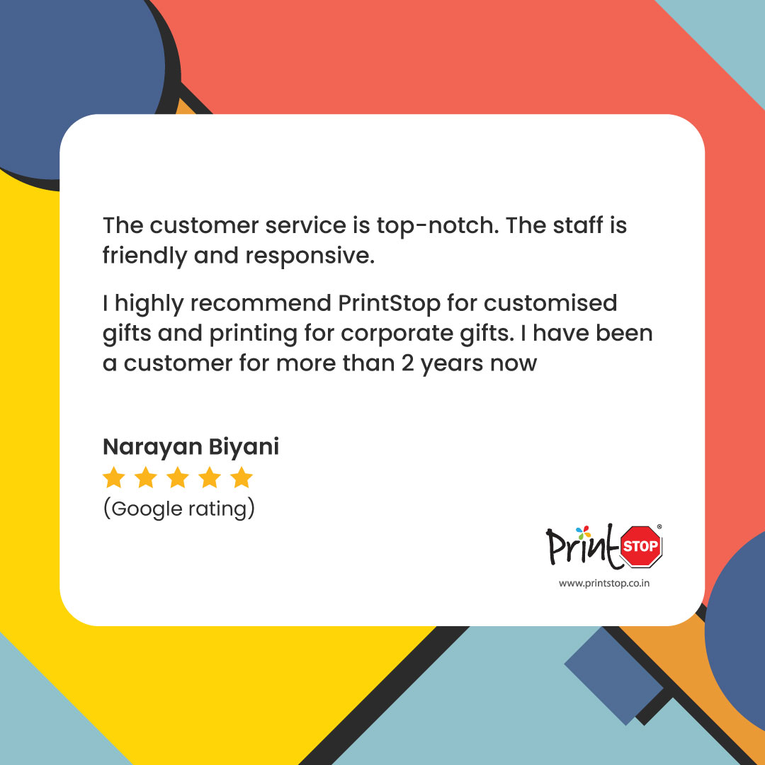 5 stars on Google! 🌟

Our 5-star Google review speaks volumes about the quality and service at PrintStop. A big thank you to our amazing customers for their support!
Visit PrintStop today: 🌐 printstop.co.in

#PrintStopReviews #CustomerSatisfaction #FiveStarService