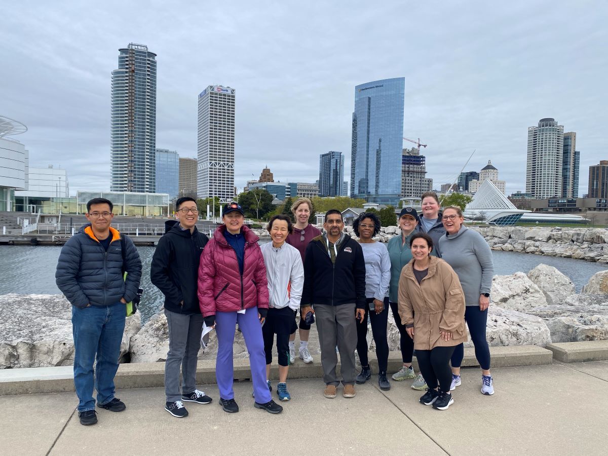 Many joined this morning's sunrise walk at #APHL and got a healthy start to their day plus beautiful views of Milwaukee. Next up? Innovate Sessions, plenary sessions and more!