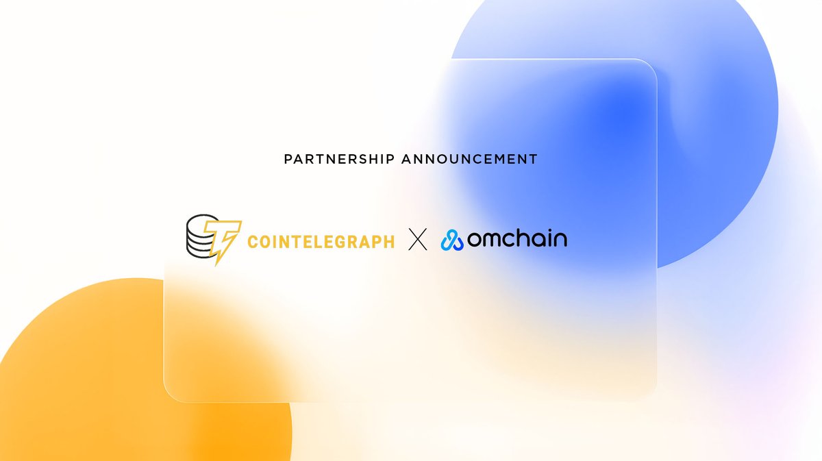 📣 Omchain Ventures into a New Chapter Globally through CoinTelegraph Partnership. 

 <a href="/Cointelegraph/">Cointelegraph</a>  rigorously evaluates promising companies, considering various criteria such as market size, founding team, competition, and product roadmap.

🌐  With all systems, we're poised