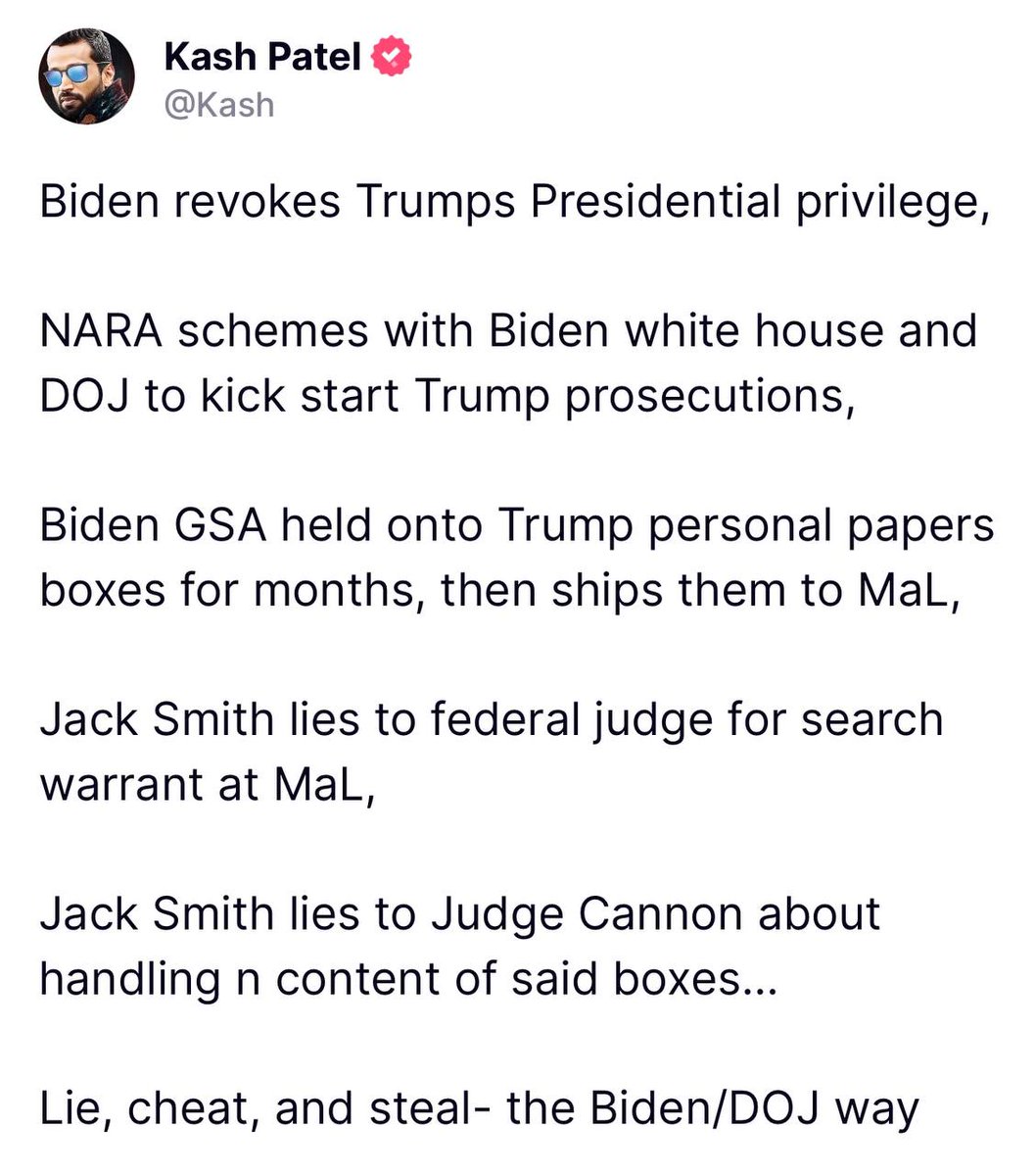 Biden should be indicted, not Trump. If Trump had done this to Obama, Congress would have gone mad. Just your daily corruption on this Good Tuesday.