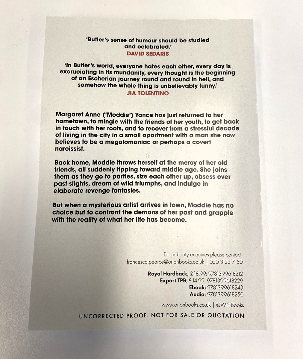 !! A new novel from Halle Butler coming this August !!

A break-up story, a campus novel, an ensemble novel, a polemic, a panic-attack-on-the-page, a state-of-the-nation tale, a laugh-out-loud comedy - #BanalNightmare is so, so good.