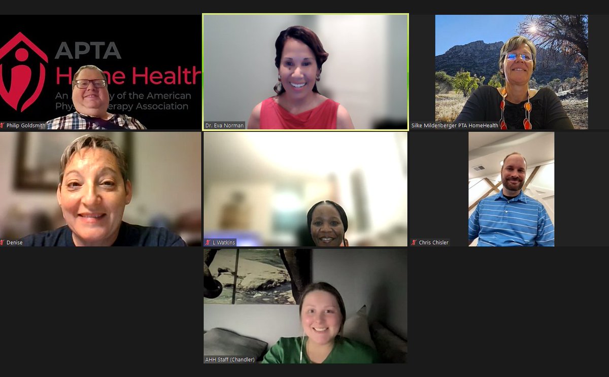 Did you miss the Virtual National Advocacy Dinner Webinar last week? We had a great discussion with Government Affairs Committee Leaders and students! To view the recording of the webinar, click here: loom.ly/0n7jzzw #AHH #APTAHomeHealth #APTA