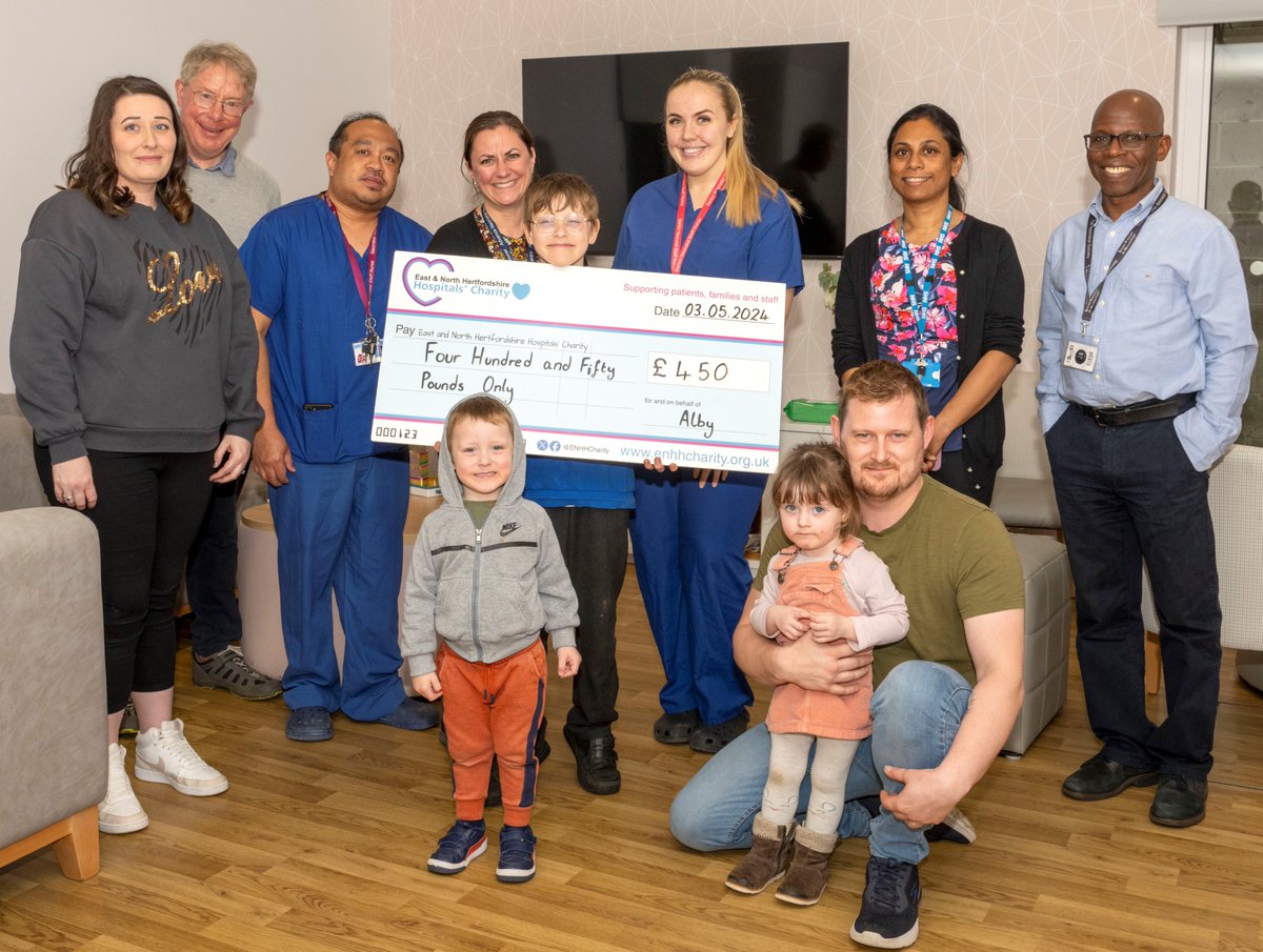 HUGE thanks to Alby who raised an amazing £450 for the neonatal unit by doing a sponsored trampoline bounce! 👏🏼 Alby's grandad wanted him to learn about the benefits of giving back and the family wanted to thank the unit for looking after Alby and other family members 💙