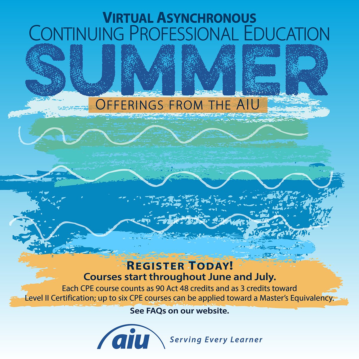 🔥 Dive into summer learning with AIU's virtual asynchronous Continuing Professional Education! Registration is OPEN! Browse courses by subject at aiu3.net/aiu_cpe. 😎☀️ #SummerPD #TeacherPD #PATeachers #K12